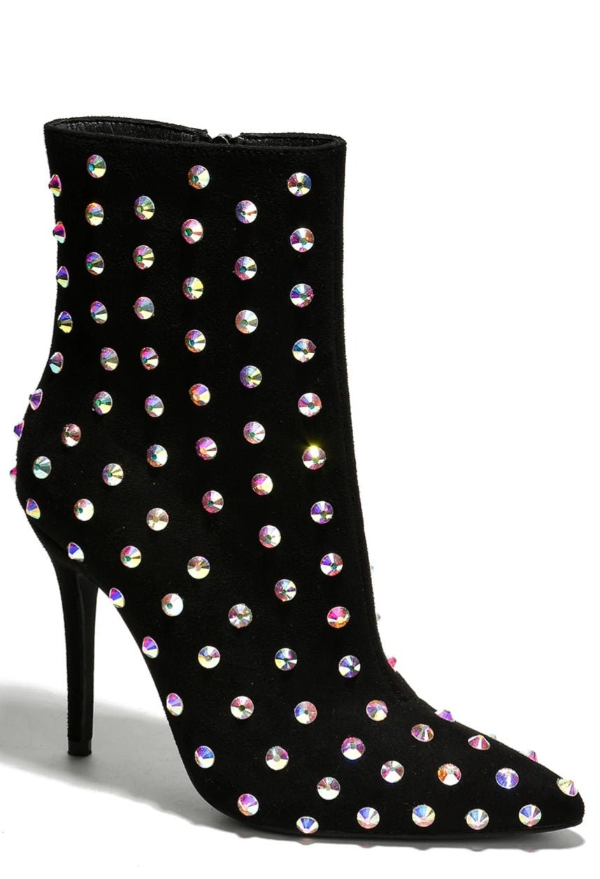 Cape Robbin Embellished Ankle Bootie 