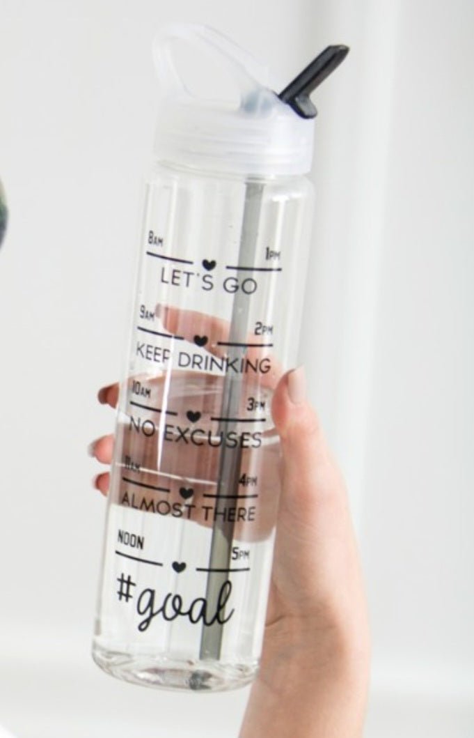 Motivationl Water Bottle - Zoey n Pearl's