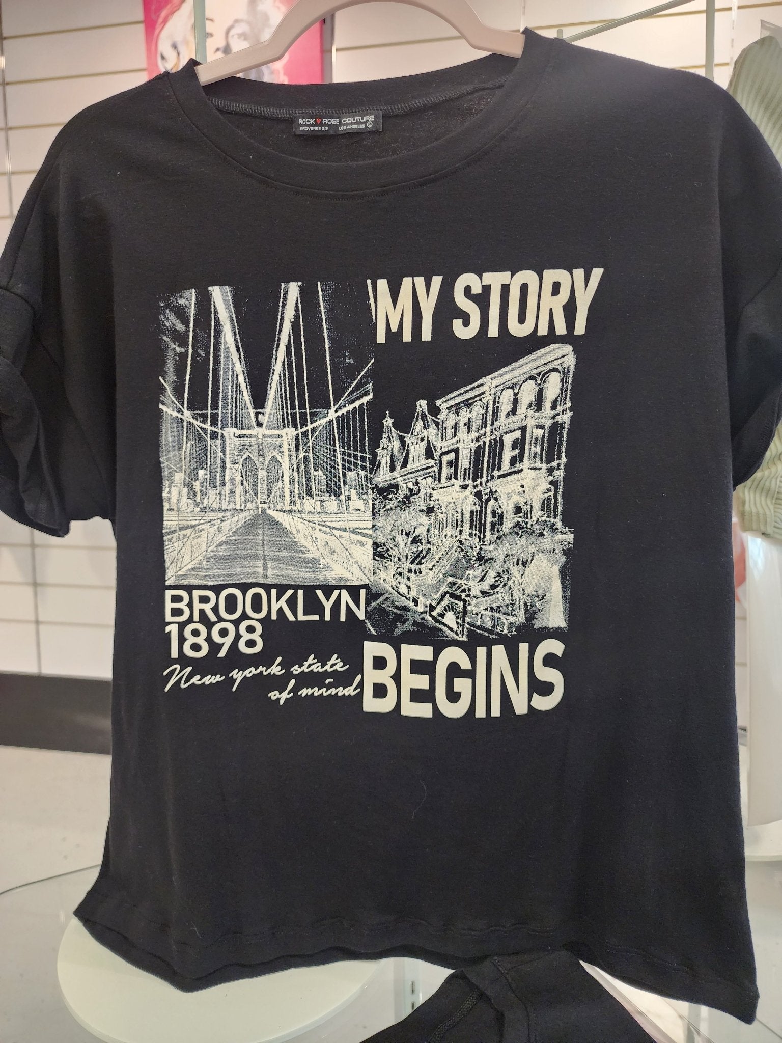 The Brooklyn Bridge Graphic T-Shirt - Zoey n Pearl's