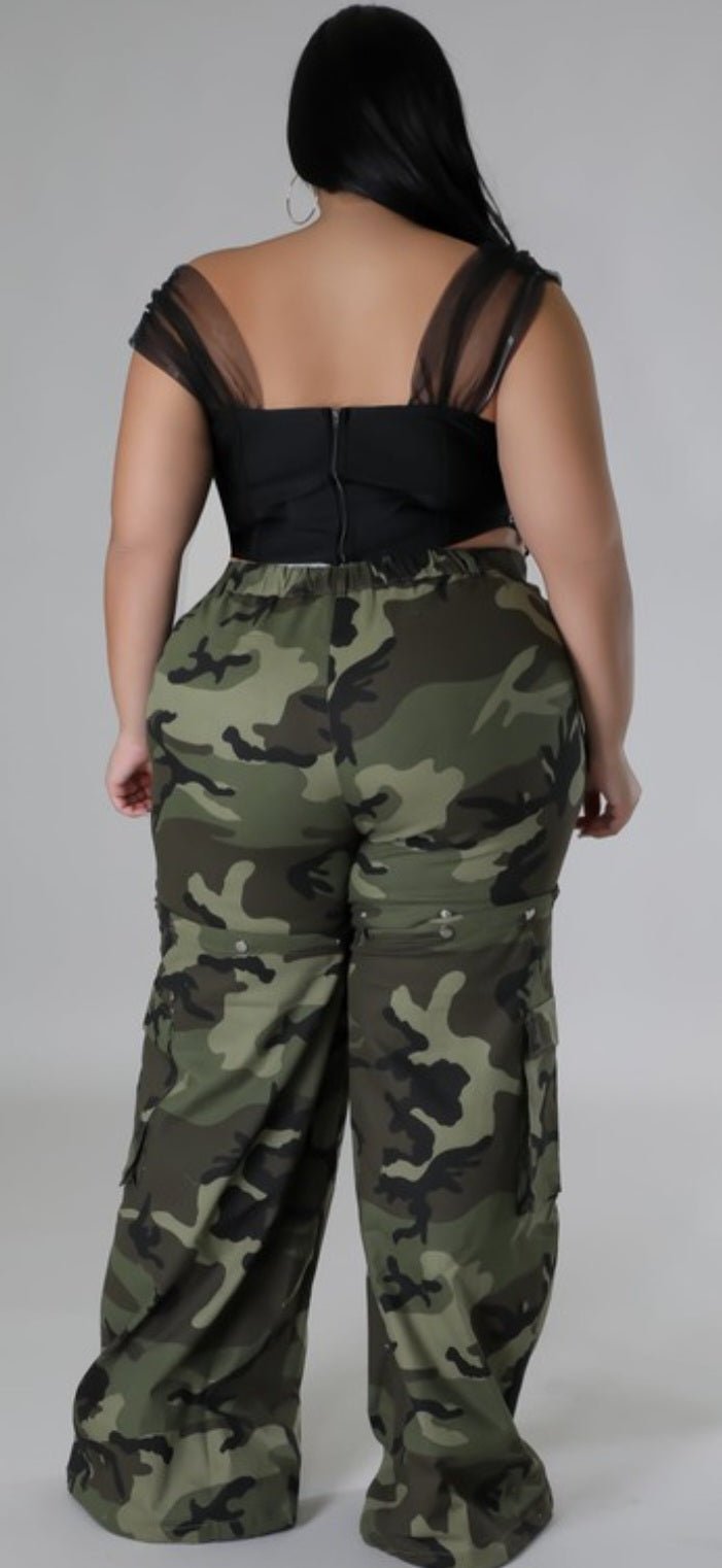 The Camo Multi Wear Pants - PLUS SIZE - Available 2/10 - Zoey n Pearl's