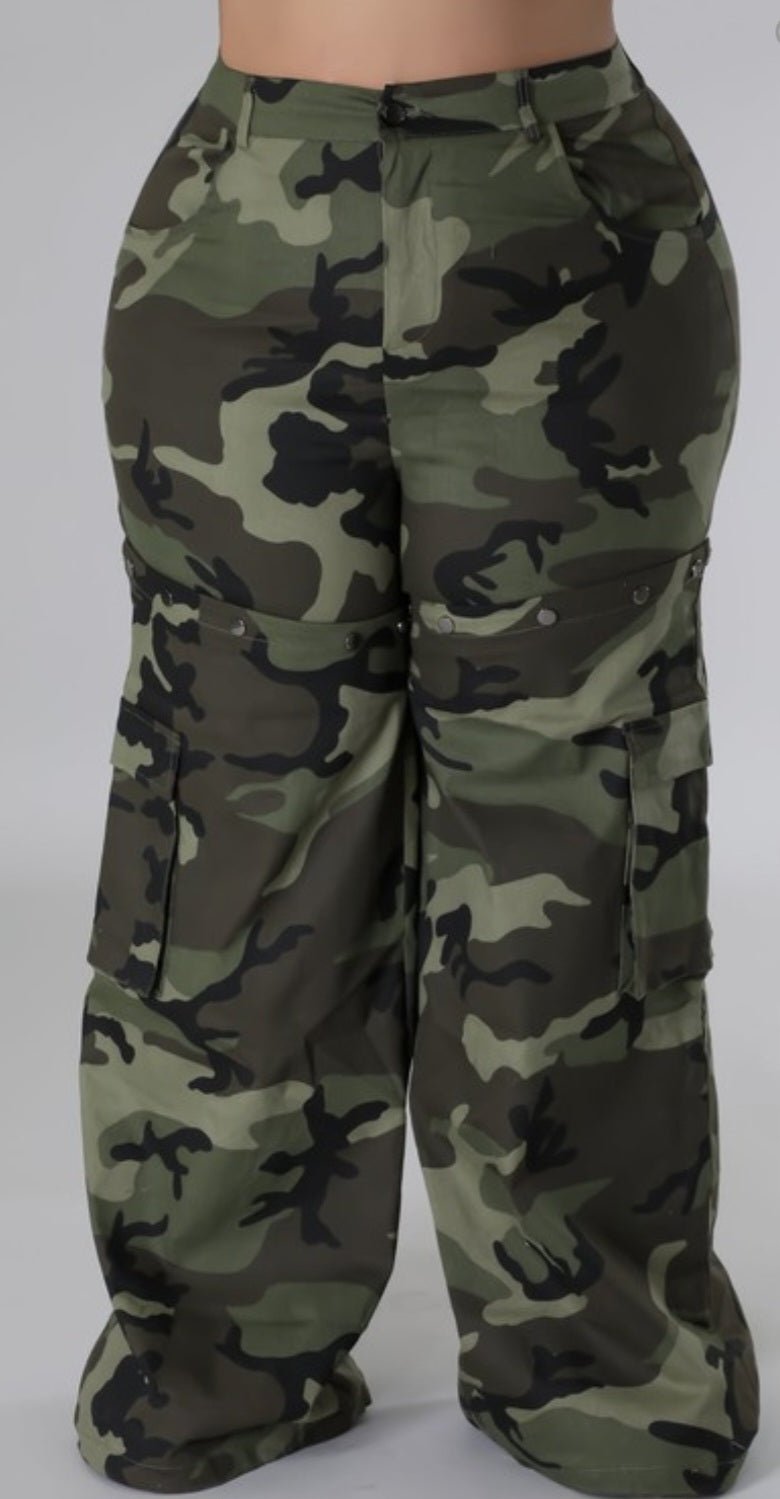 The Camo Multi Wear Pants - PLUS SIZE - Available 2/10 - Zoey n Pearl's