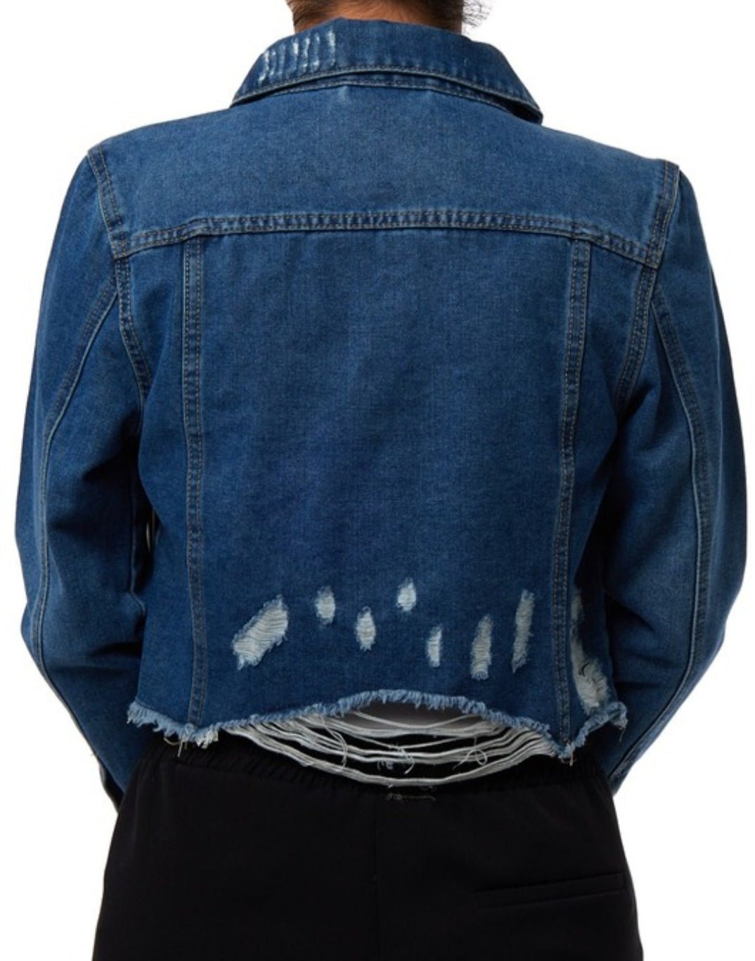 The Distressed Denim Jacket - Zoey n Pearl's