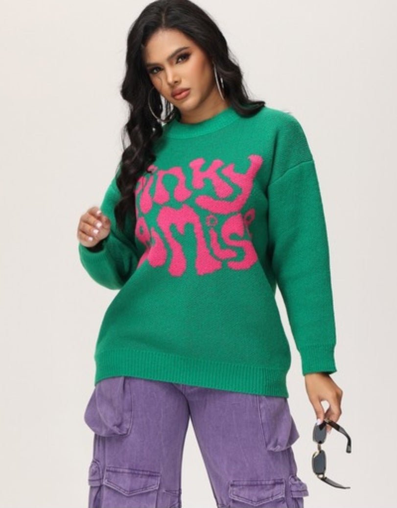 The Pinky Promise Oversized Sweater - Zoey n Pearl's