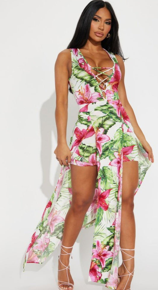 The Tropical Maxi Dress - Zoey n Pearl's