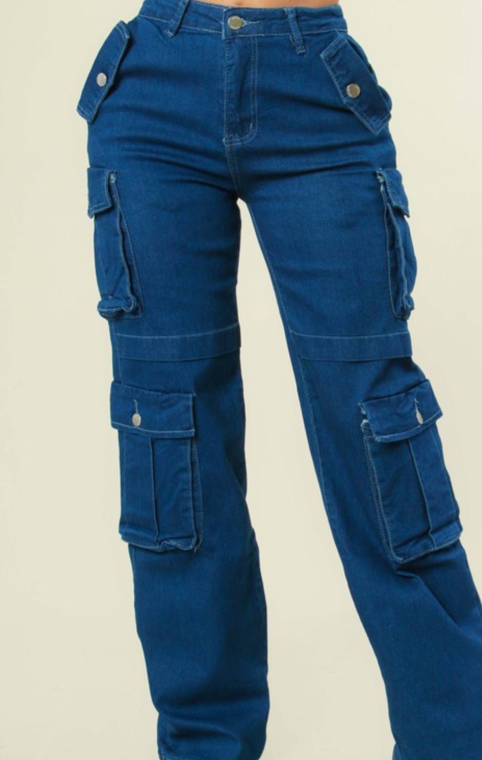 The Veronica Cargo Jeans (super stretch) - Zoey n Pearl's